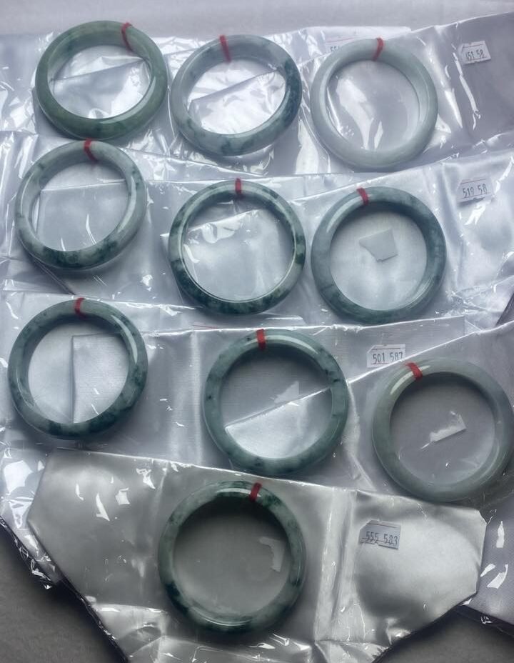 Read more about the article A貨緬甸翡翠手鐲，B281~B290