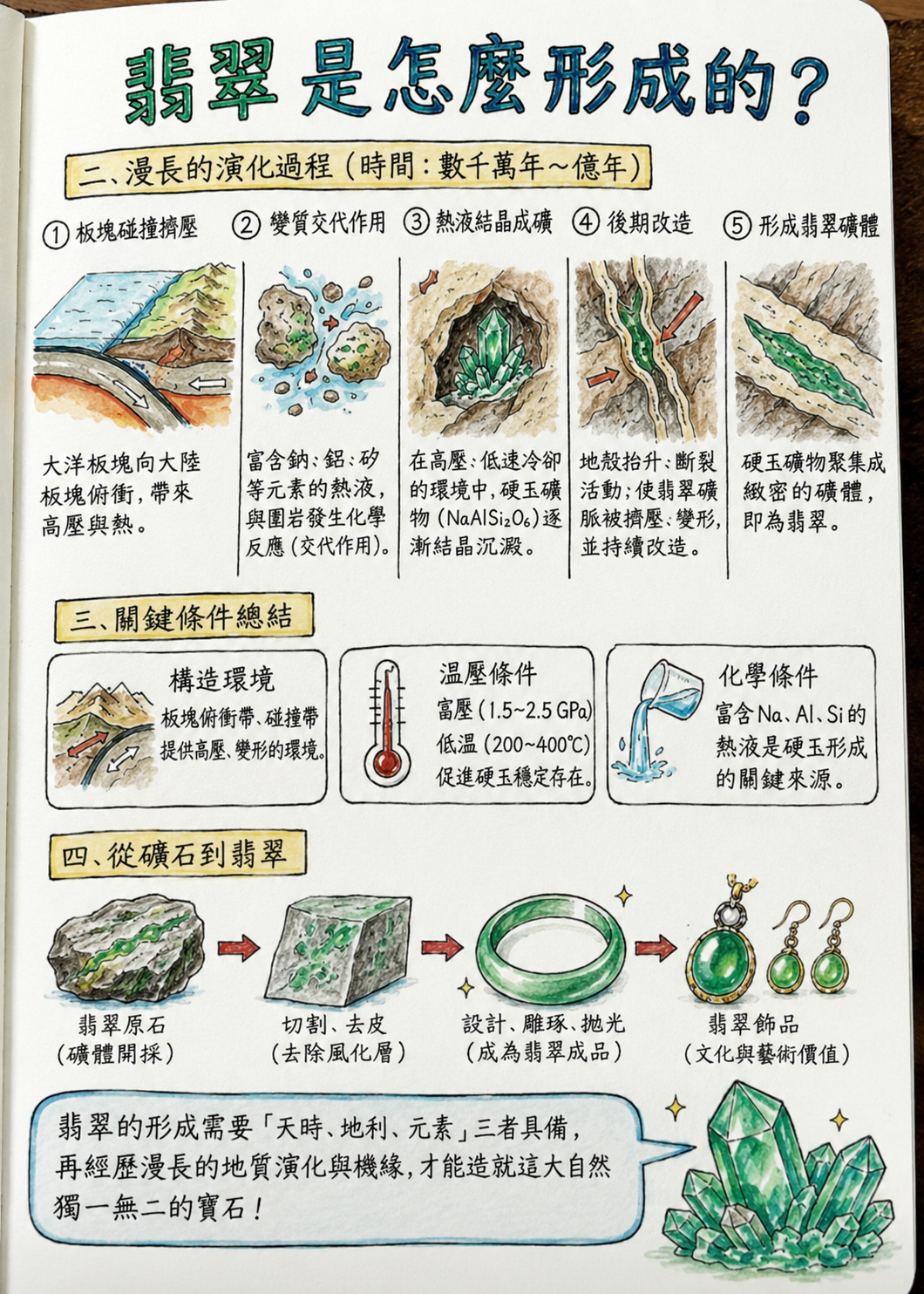 Read more about the article 懂翡翠之後，才知道它迷人的不只是顏色，而是背後那段漫長又稀有的形成故事