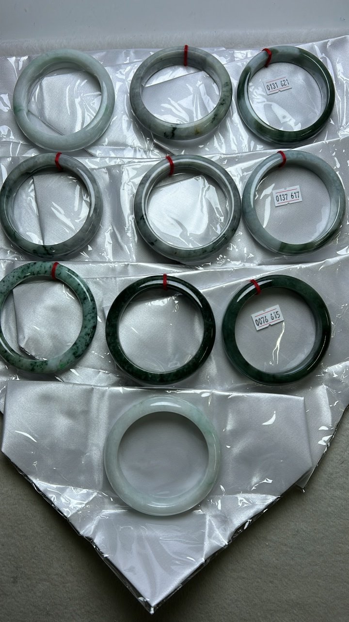 A貨緬甸翡翠手鐲，B471~B480
