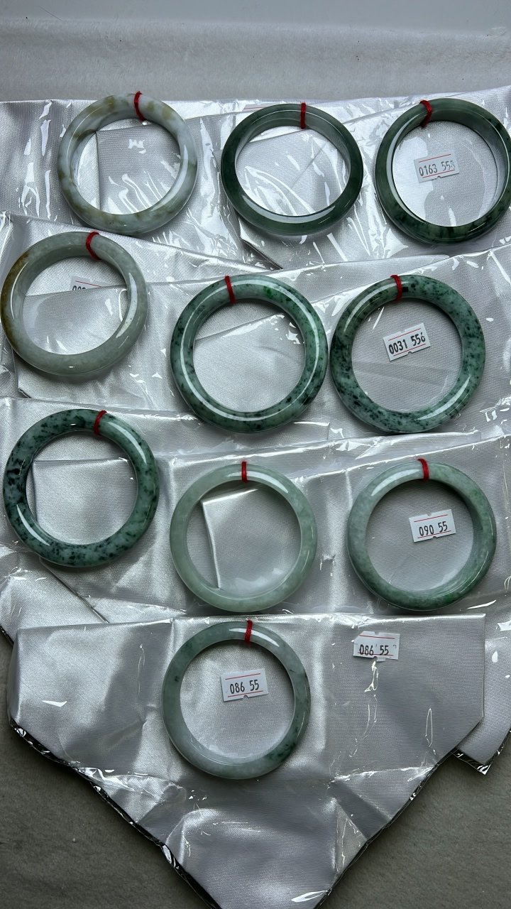 A貨緬甸翡翠手鐲，B451~B460