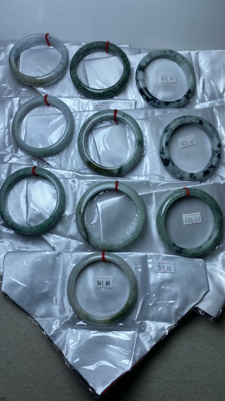 A貨緬甸翡翠手鐲，B531~B540